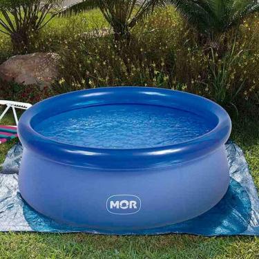 Imagem de Piscina Inflável Infantil - 1000 Litros - 1,65m x 55 cm - Redonda - Mor 