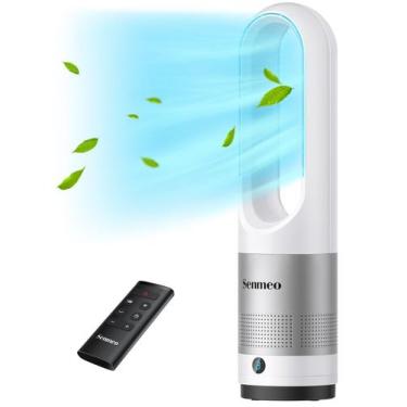 Imagem de Ventilador de Torre Sem Lâminas Senmeo - 8 Velocidades, Temporizador R