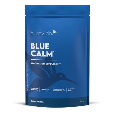 Imagem de Blue Calm 175g Neutro Magnésio Inositol Triptofano Taurina Puravida-Unissex