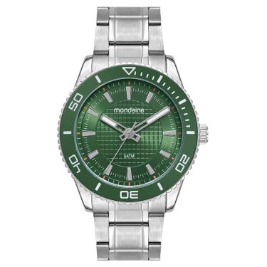 Imagem de Relógio MONDAINE masculino analógico verde 33026G0MVNE4