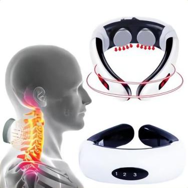 Imagem de Aparelho Tens Fisioterapia Colar Cervical Dor no Pescoço E Estresse - 
