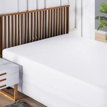 Imagem de Protetor De Colchão Solteiro Casal Queen KIng Size Impermeável Microbl