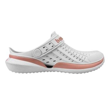 Imagem de Sandália Boa Onda Flow Branco e Rosa Claro Feminino Tamanho:38Cor:Bran