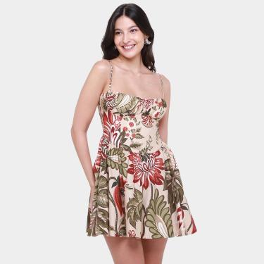 Imagem de Vestido Curto Farm Floral Ligia-Feminino