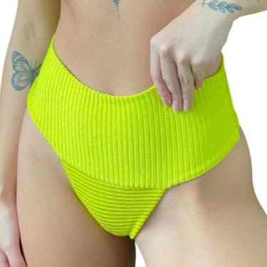 Imagem de Calcinha Avulsa Hot Pants Faixa Canelado Mônaco Cores - Califórnia Bra