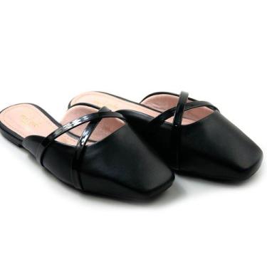 Imagem de Sapato sua cia mule infantil / 908651030, Preto, 35