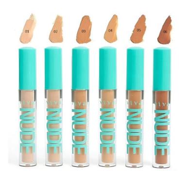 Imagem de Corretivo Liquido Efeito Matte Nude Vivai, Cor6
