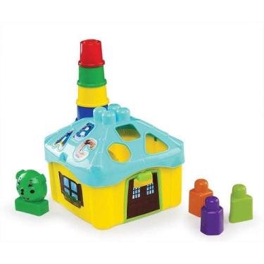 Imagem de Brinquedo Educativo Casinha De Atividades Com Formas E Letras - Dismat