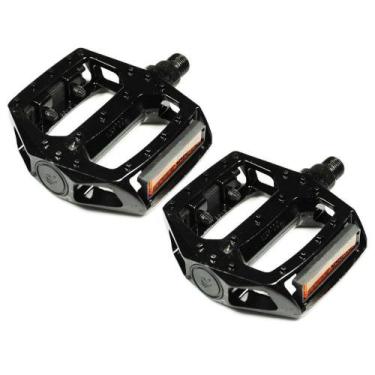 Imagem de Pedal bike plataforma alumínio Feimin 9/16 FP-965, Preto, Único