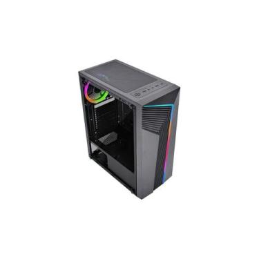 Imagem de Gabinete Gamer Yaiba4 10AA RGB sem Fan ATX - K-MEX
