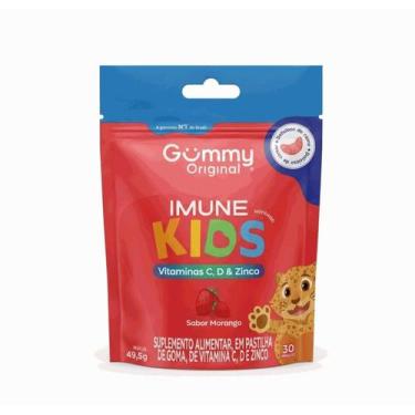 Imagem de Gummy Imune Kids 49,5g Morango 30 Unidades