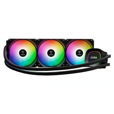 Imagem de Water Cooler Gamdias Aura Gl360, 360MM, Argb, Intel/Amd, Preto