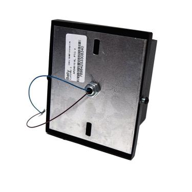 Imagem de Arandela AR-248-10V com Iluminação para 1G9 Vedada em Vidro Transparente e Alumínio Preto Belly Decor 10V