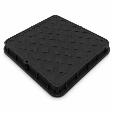 Imagem de Tampa Multiuso 30x30cm Preta Reforçada Ultra Resistente - GENÉRICO