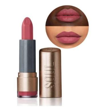 Imagem de Batom Eudora Soul Kiss Me Matte Pink Nude 3,7g - Argan Hidratante Vita