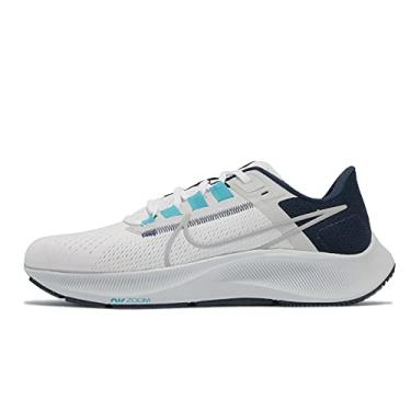 Imagem de Nike Air Zoom Pegasus 8 (White/Pure Platinum/Midnight Navy/Wolf, Numeric_13)