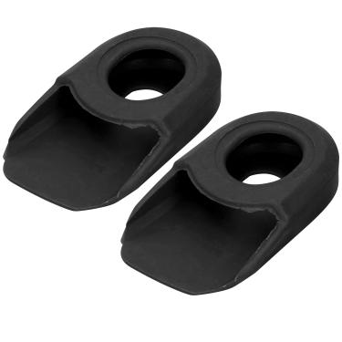 Imagem de Protetor de bota de pedivela de bicicleta, capa de pedivela fácil de instalar com resina de silicone elástica resistente a rasgos para bicicleta para proteger pedivelas(Preto)