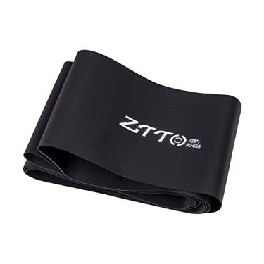 Imagem de shamjina Revestimento de Pneu de de Nylon Protetor de Tubo Interno de Revestimento de Pneu de de Montanha Correia à Furos para, 26 pol. Preto 80 mm