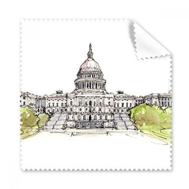 Imagem de Pano de limpeza fashion para presente do Capitólio dos Estados Unidos Art Deco, 5 peças