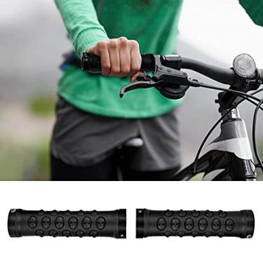 Imagem de BTIHCEUOT Alças para guidão de bicicleta, manoplas para guidão, ergonomicamente projetadas 1 par 133,53,5 cm para mountain bike Road Bike (preto)