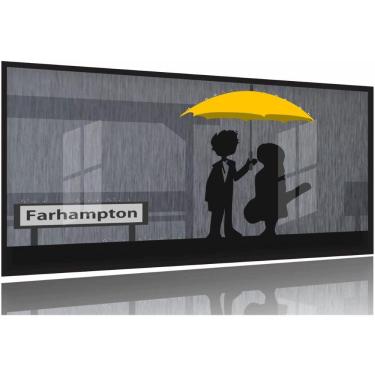 Imagem de Quadro Decorativo How I Met Your Mother 130x60 Moldura Preta 2x2
