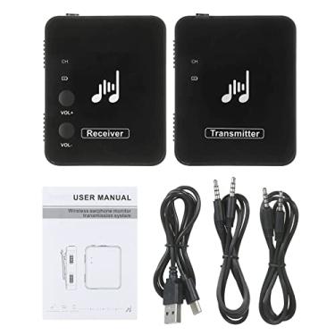 Imagem de M-VAVE WP-10 2,4 GHz fone de ouvido sem fio monitor sistema de transmissão transmissor e receptor recarregável