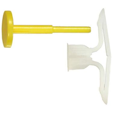 Imagem de Hillman 375366 Âncora Pop-Toggle sem parafuso, branco/amarelo