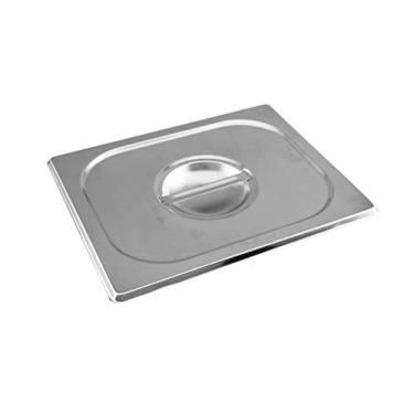 Imagem de Tampa para Cuba Gastronômica com Alça 1/2 Inox 201, Prata, Zahav