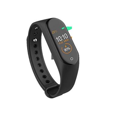 Imagem de Smartband Smartwatch M4 - Watch Sport Bracelet Frequência cardíaca Pressão Arterial Monitor de Smartband Pulseira de Saúde | Pulseiras Inteligent - Cor PRETA