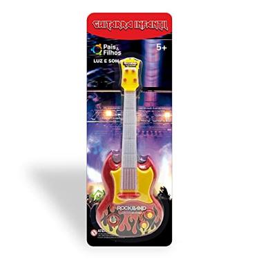 Imagem de Pais & Filhos Guitarra Infantil, Vermelha