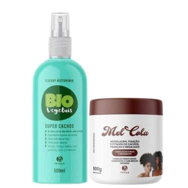 Imagem de Kit Mel Cola 500g + Fluiday Day-after Super Cachos 500ml - Trihair