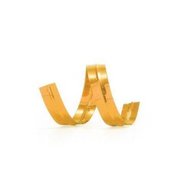 Imagem de Fecho Prático Dourado G 7x30cm - 100 unidades - Cromus - Cromus Embala
