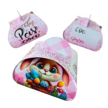 Imagem de Kit 25 Bem Casado Temático De Páscoa Porta Bombom Caixa para Doce Pers