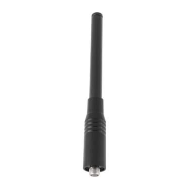 Imagem de SING F LTD 1 x antena telescópica de ganho de banda dupla NA-773 SMA conector fêmea compatível com rádio Baofeng UV-5R UV-B5 82