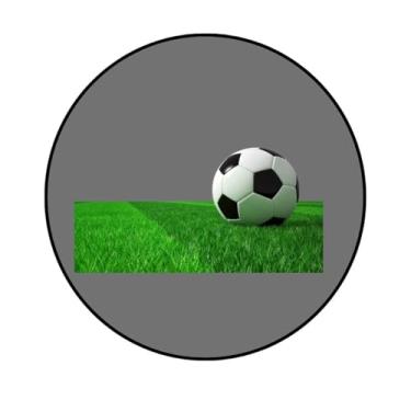 Imagem de Adesivo Decorativo Infantil, Tema Futebol, Redondo, 50mm, Vários Modelos (FUT221, BOPP, 50 MM)