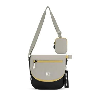 Imagem de Sherpani Milli, bolsa transversal com aba de nylon, bolsa de ombro média, bolsas transversais de viagem para mulheres, proteção RFID, Pedra Wasabi, One Size