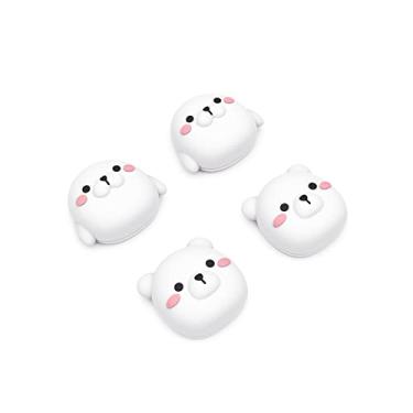 Imagem de playvital Capas De Silicone Para Controle Ps5/4, Capa Analógico Xbox Series X/S, Switch Pro - Urso Polar E Foca Bebê