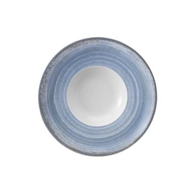 Imagem de Prato Risoto 21cm Porcelana Schmidt - Dec. Esfera Azul Celeste 2414, 2
