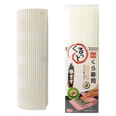 Imagem de Esteira De Silicone 30 Cm Profissional Branca Para Sushi Casa Cozinha 