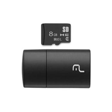 Imagem de Pen Drive 2 Em 1 Leitor Usb + Cartao De Memoria Classe 4... - MULTILAS