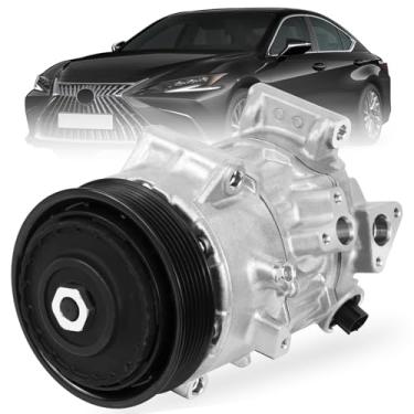 Imagem de Compressor de ar condicionado AC com embreagem adequado para Lexus ES250 21-23, NX200t 15-17, NX300 18-21, NX300h 2021, RX350 2023, adequado para Toyota Avalon 21, Camry 18-23, Highlander 14-19