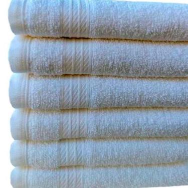 Imagem de Toalhas de Rosto LMpeter Profissional 48cmx75cm Branca - 06 unidades