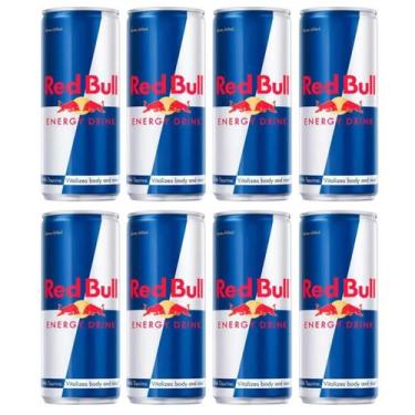 Imagem de Energético Red Bull Energy Drink Lata 250Ml Caixa Com 8 Und - Redbull,