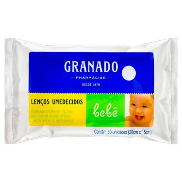 Imagem de Lenço Umedecido Granado Bebê com 50 Unidades