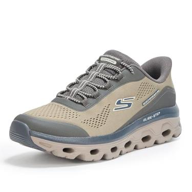 Imagem de Skechers Tênis masculino Glide-Step Sole Hands Free Slip-in, Oliva, 41