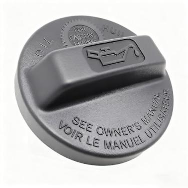 Imagem de JkorkM Tampa de enchimento de óleo do motor 80985 compatível com modelos Acura e Honda, adequada para Acura RSX MDX RLTL, serve para Honda Accord Civic CR-V Pilot Element OE#10134 15610-RAA-A01