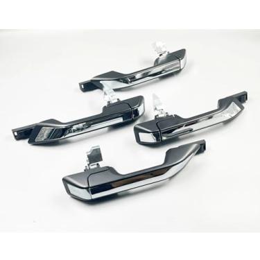 Imagem de Para Honda Odyssey 2011-2017, maçaneta externa da porta, maçaneta externa da porta, porta dianteira, porta traseira, preta (1 conjunto)