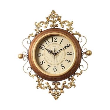Imagem de Ｂｅｓｇａ Relógio de parede decorativo moderno e prático, arte elegante, decoração para cozinha, casa de fazenda, sala de jantar, sala de estar