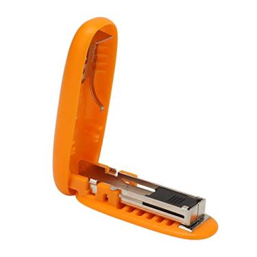 Imagem de YOUTHINK Máquina de Grampeador Portátil Mini Grampeador Branco, Pequeno Executivo, Dobrável Portátil para Mesa Branca, Mini Mesa Moderna Encadernação de Papel Leve Pequena, Adequado para Escolas,