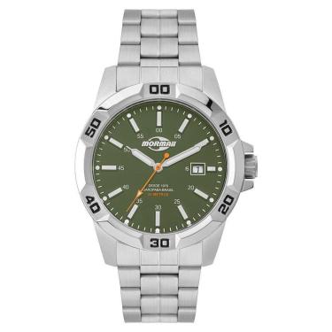 Imagem de Relógio Mormaii Masculino Steel Basic Prata - MO2317AG/1V-Masculino